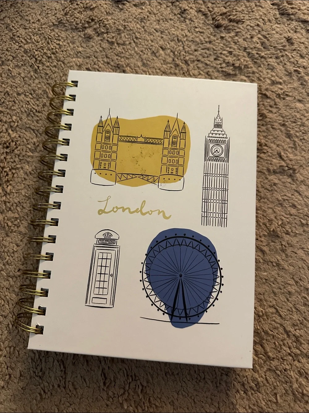 LONDON Spiral Notebook
